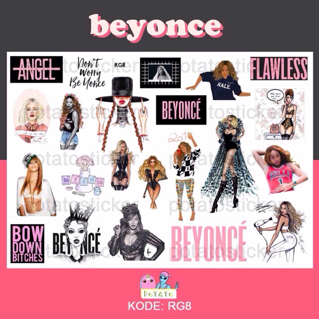 Jual beyonce pack - sticker tumblr | Shopee Indonesia