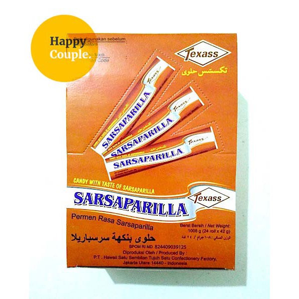 Jual Permen Jadul Texas Sarsaparilla Per 3 Roll / Sarsi Sarsaparila ...