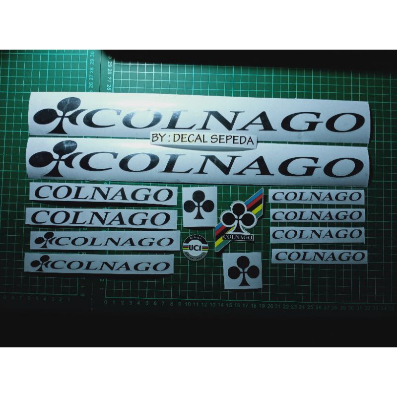 Jual decal sepeda colnago - sticker sepeda colnago full cutting ...