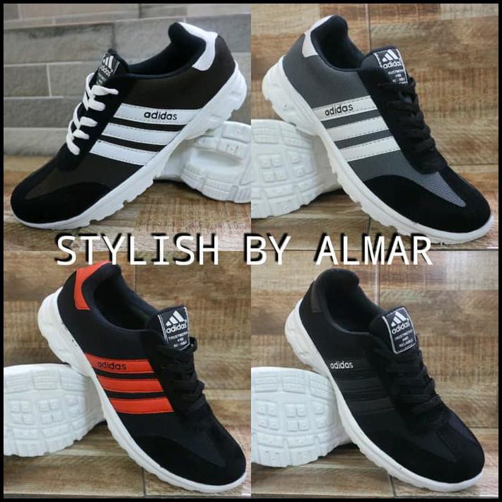 Jual BIG SALE SEPATU ADIDAS PRIA SEPATU KETS ADIDAS PRIA BERKUALITAS ORIGINAL HITAM JAMINAN OK Shopee Indonesia