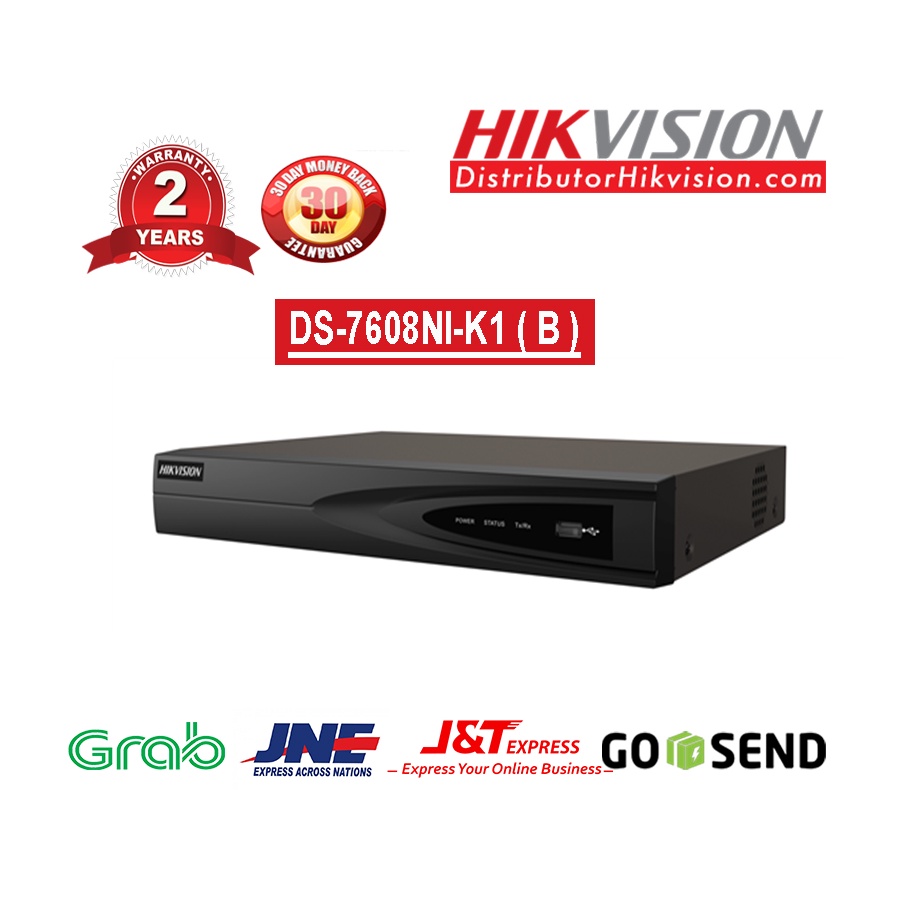 Jual HIKVISION NVR 8CH 8 Channel DS-7608NI-K1 HD CCTV Kamera 4K DVR ...