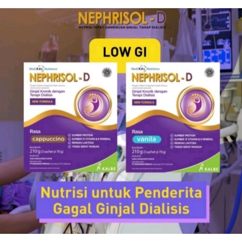 Jual NEPHRISOL - D susu khusus penderita GINJAL | Shopee Indonesia