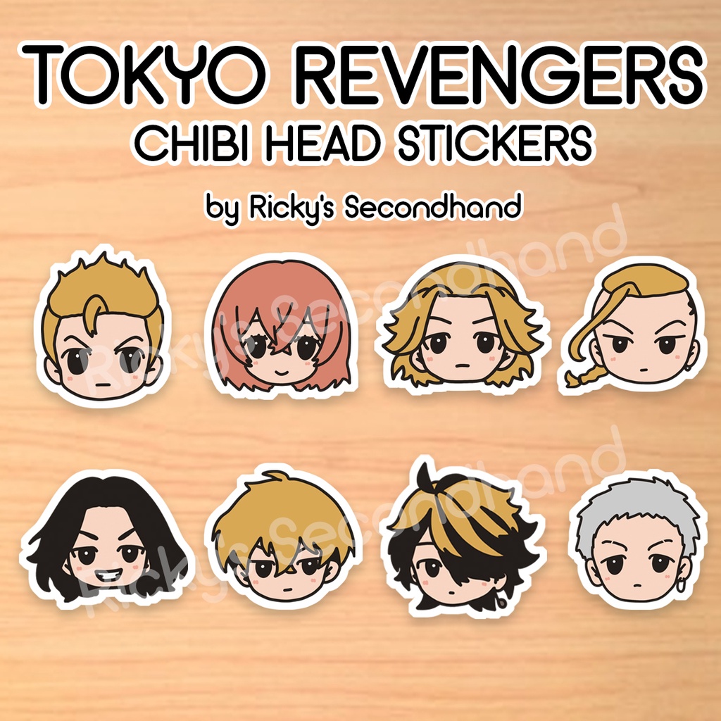 Jual 8pcs Tokyo Revengers Stickers Set By Ricky's Secondhand - Stiker ...