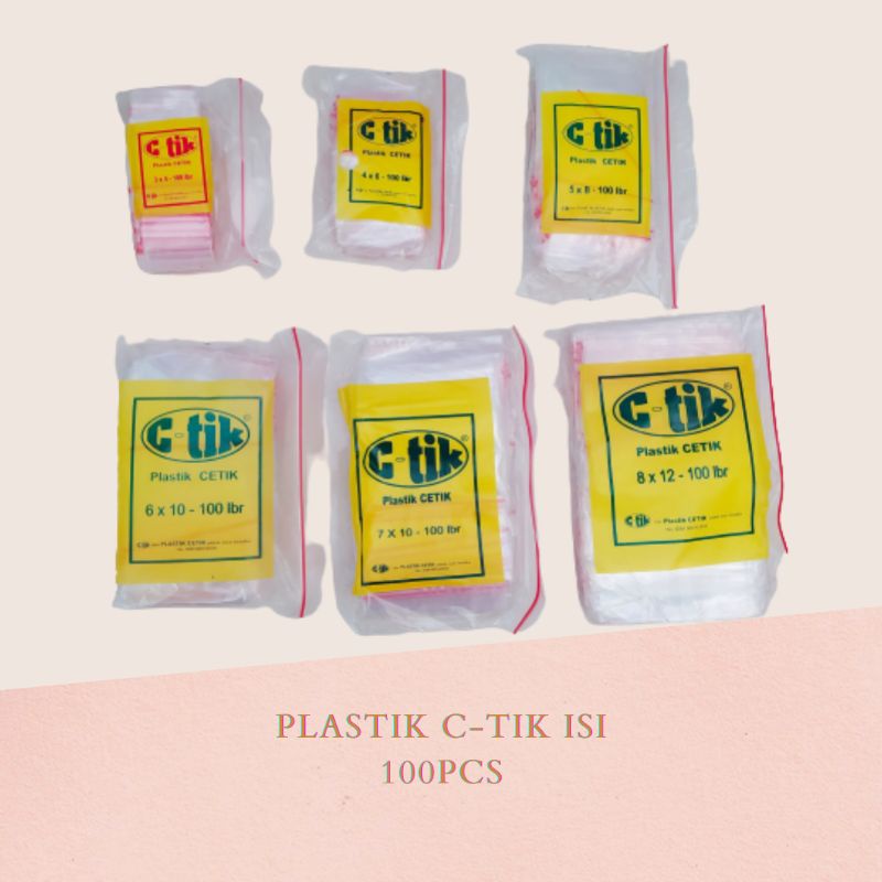 Jual PLASTIK KLIP/CTIK ziplock Cetik bumbu bubuk iSi 100 | Shopee Indonesia