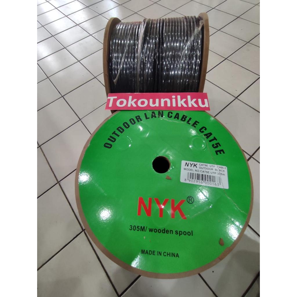 Jual Kabel Lan NYK Cat 5 Roll Outdoor | Shopee Indonesia