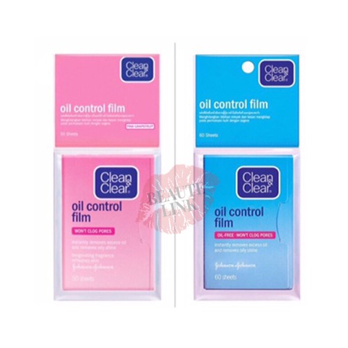 Jual CLEAN & CLEAR Oil Control Film Pink Blue Kertas Minyak Blotting ...
