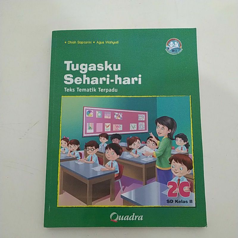 Jual Buku Teks Tematik Terpadu 2c Kelas 2 Sd Edisi Ke 2 Cetakan Ke 3 Januari 2020 Shopee 