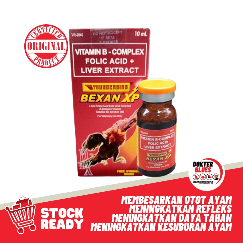 Jual BEXAN XP (10ml) Doping Ayam Vitamin Ayam Menambah Stamina Original ...