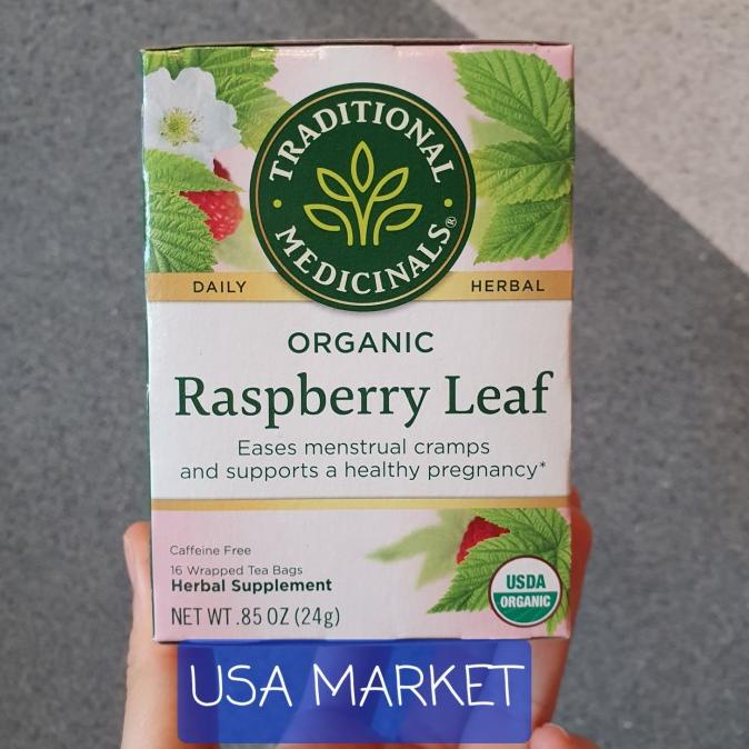 Jual Discount Traditional Medicinals Organic Raspberry Leaf 16 tea bags ...
