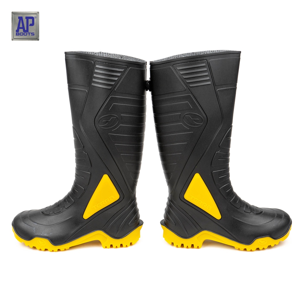 Jual AP Boots AP TERRA 3 HITAM KUNING - Sepatu boots PVC | Shopee Indonesia