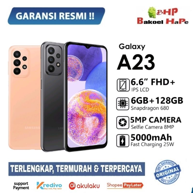 Jual SAMSUNG Galaxy A23 [6/128GB] - Garansi Resmi | Shopee Indonesia