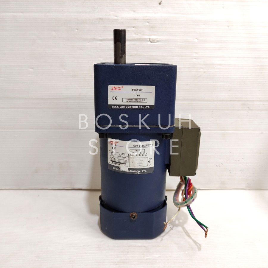 Jual Ac Motor Gearbox JSCC 90W 1:60 220V 25 RPM | Shopee Indonesia