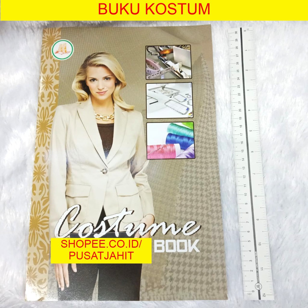 Jual Costume Book 21cm X 32cm Buku Kostum Belajar Jahit Menjahit