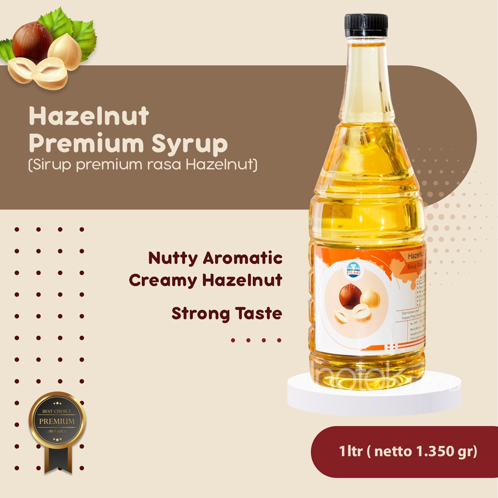 Jual Hazelnut Premium Syrup (Sirup premium rasa Hazelnut) | Shopee ...