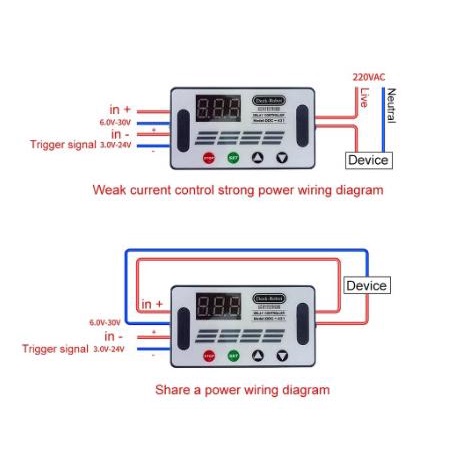 Jual `````````] Timer Time Digital Delay Switch Control OFF ON Relay ...