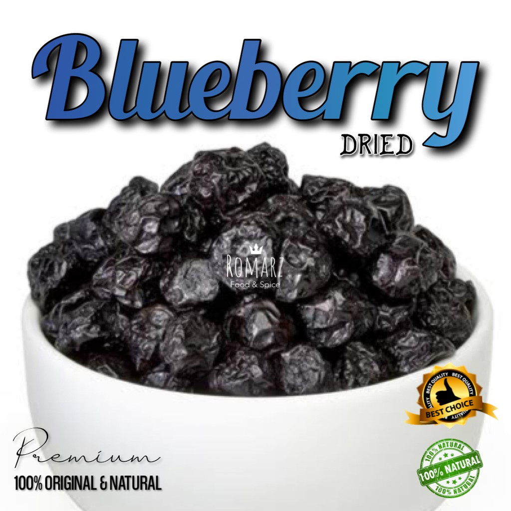 Jual DRIED BLUEBERRY PREMIUM 500gr | BLUEBERRY KERING 500gr | Shopee ...