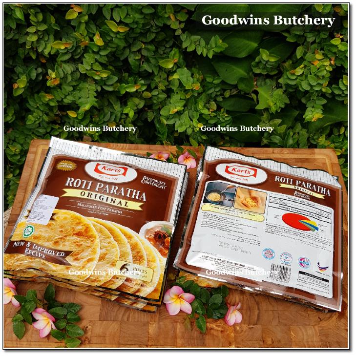 Jual ROTI PARATHA ORIGINAL Malaysia Kart's puff paratha frozen 6pcs ...