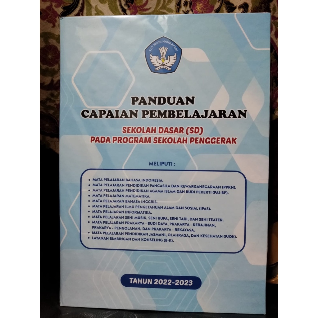 Jual PANDUAN CAPAIAN PEMBELAJARAN SD Pada PROGRAM SEKOLAH PENGGERAK ...