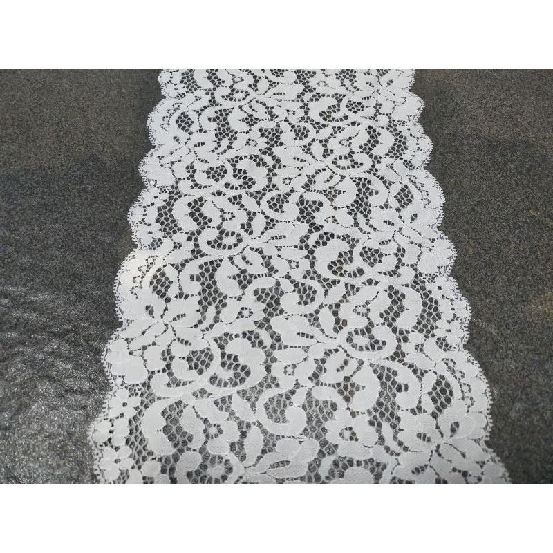 Jual renda Stretch (renda strit) ukuran 18cm | Shopee Indonesia