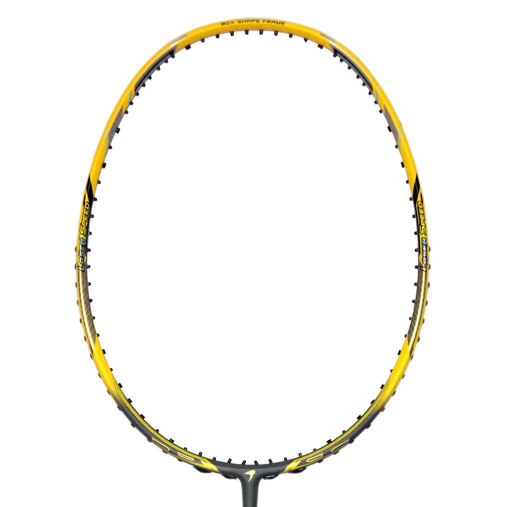 Jual Flypower Rio Gold G1 Raket Badminton - Yellow Grey Free Cover Kain ...
