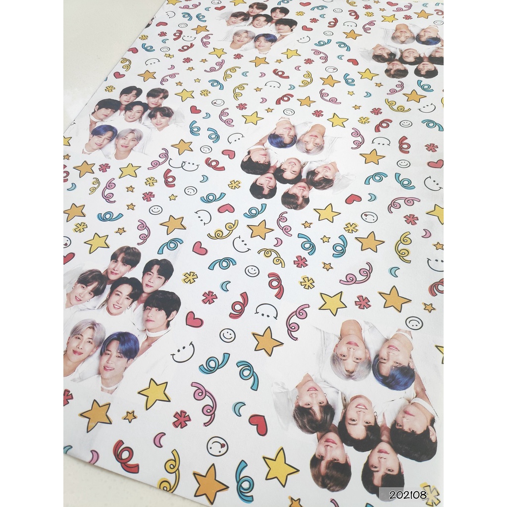 Jual Kertas Kado Motif Bts Shopee Indonesia