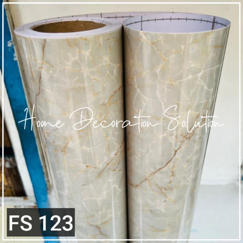 Jual Wallpaper Sticker Dinding Motif Marmer Marble / Walpaper Tembok