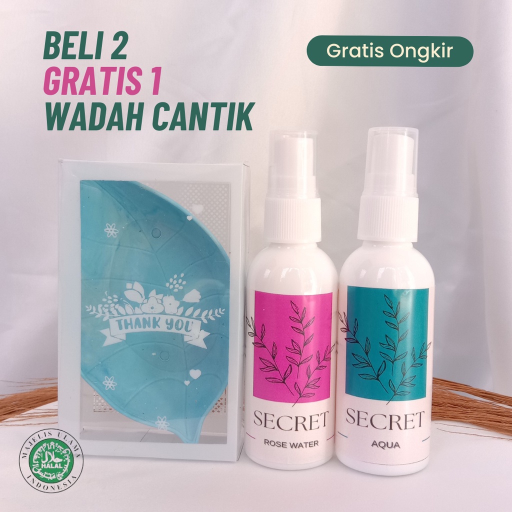 Jual Secret Natural Deodorant Spray 60 Ml Deodoran Tawas Cair Alami Hilangkan Bau Badan 8103