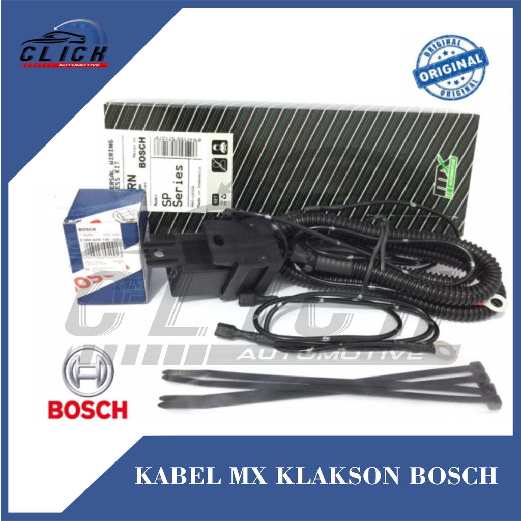 Jual KABEL SET RELAY KLAKSON MX BOSCH ORI UNIVERSAL SEGALA MERK KLAKSON