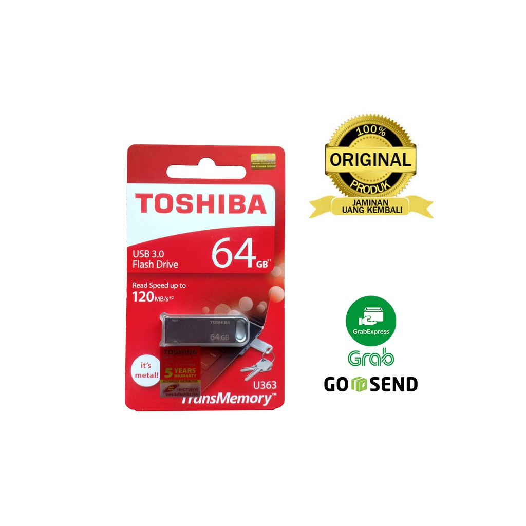 Jual Toshiba Flashdisk Metal 64 GB USB 3.0 Original | Shopee Indonesia