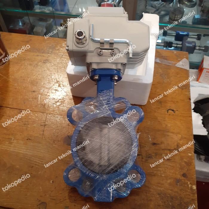 Jual Pneumatic | Motorized Elektrik Actuator + Butterfly Valve 3 Inch ...