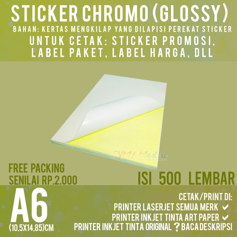 Jual Sticker Chromo Terlengkap & Harga Terbaru Agustus 2026 | Shopee ...
