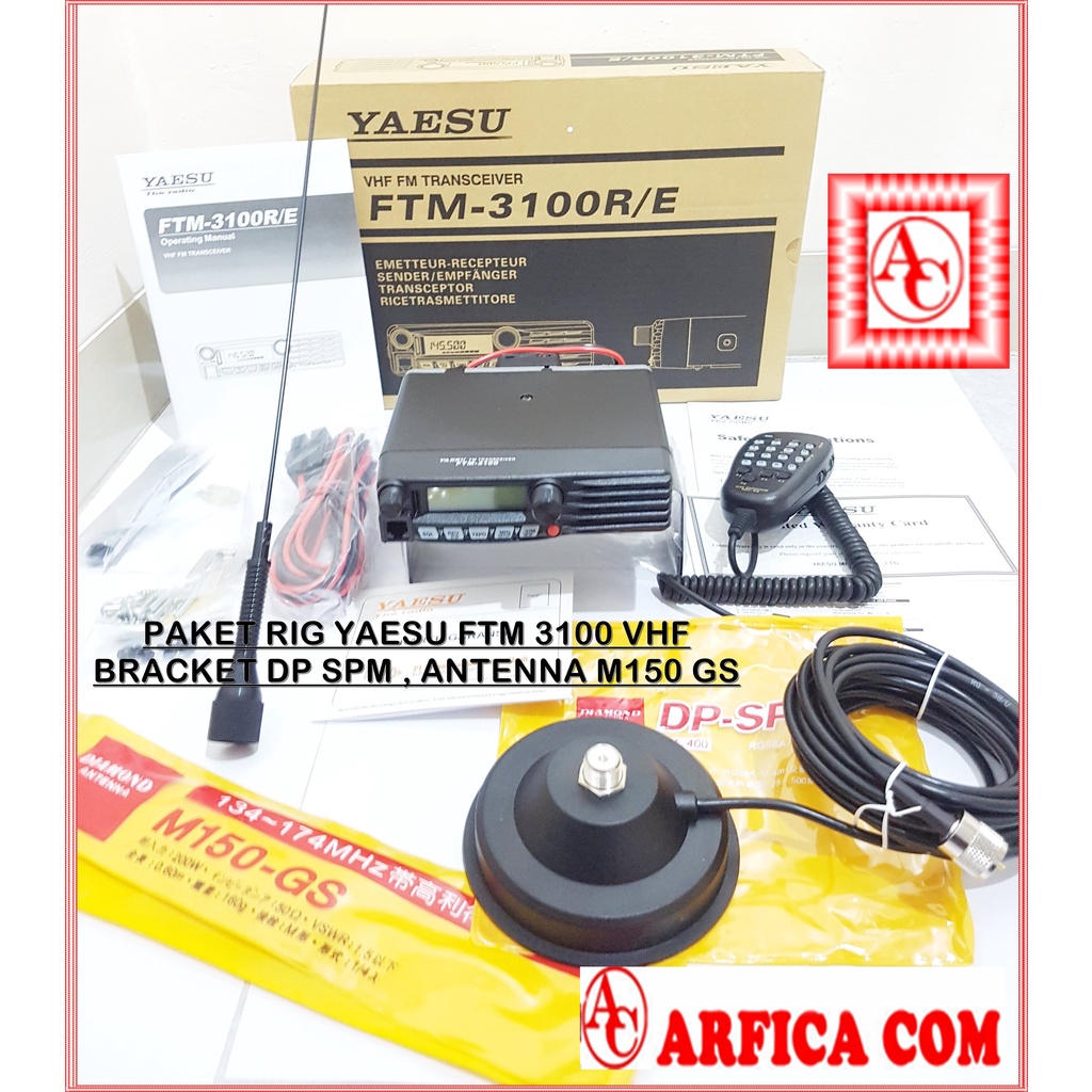 Jual RADIO RIG YAESU FTM 3100 R/E FTM3100R FTM 3100R SET ANTENA M150 DP