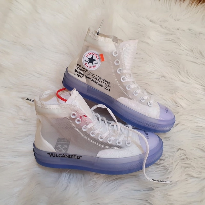 Converse all star off white 1970 transparente best sale