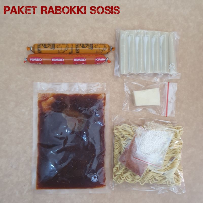 Jual Rabokki / Raboki Ramyeon Ramen Tteokbokki / Tokpoki / Topokki with ...