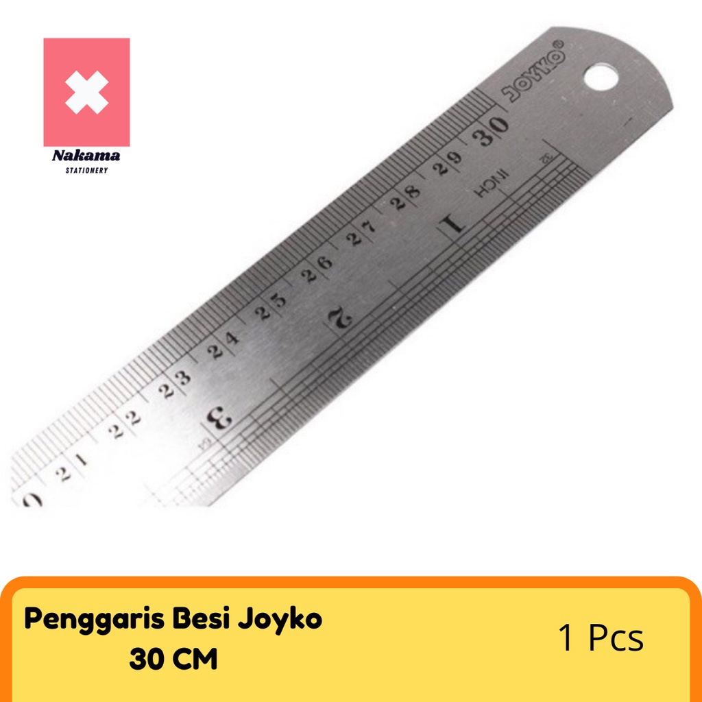 Jual Penggaris Besi 30cm Joyko Stainless Steel Ruler 30 cm JOYKO RL ...