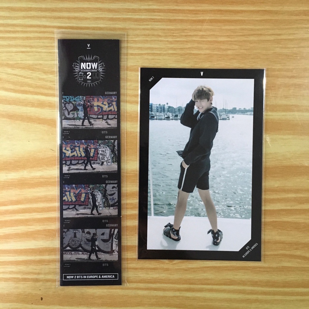 Jual Official Bts Postcard Posca Bookmark Bm Dvd Now Kim Taehyung Tae V Rare Shopee