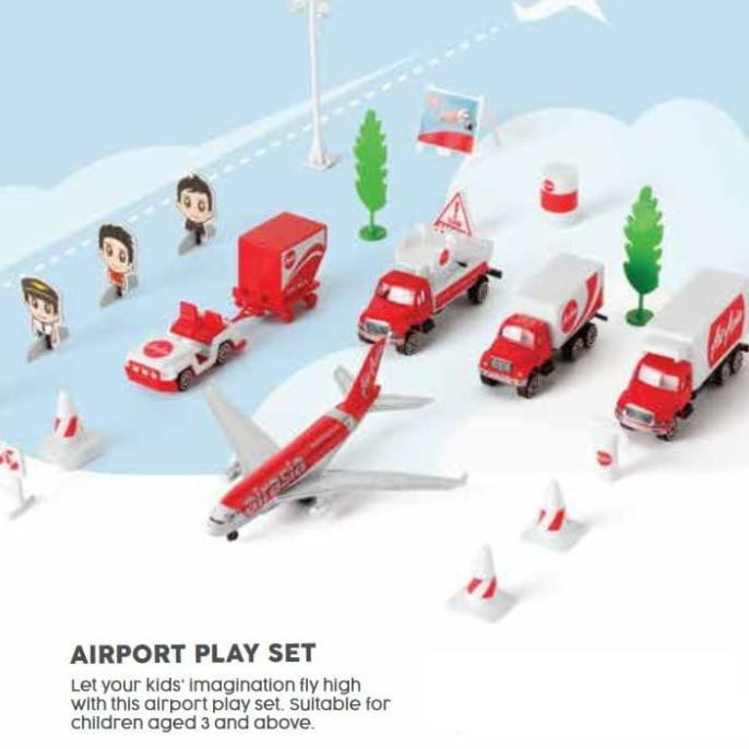 Jual ♥️BISA COD♥️ Merchandise Airasia Airport Play Set