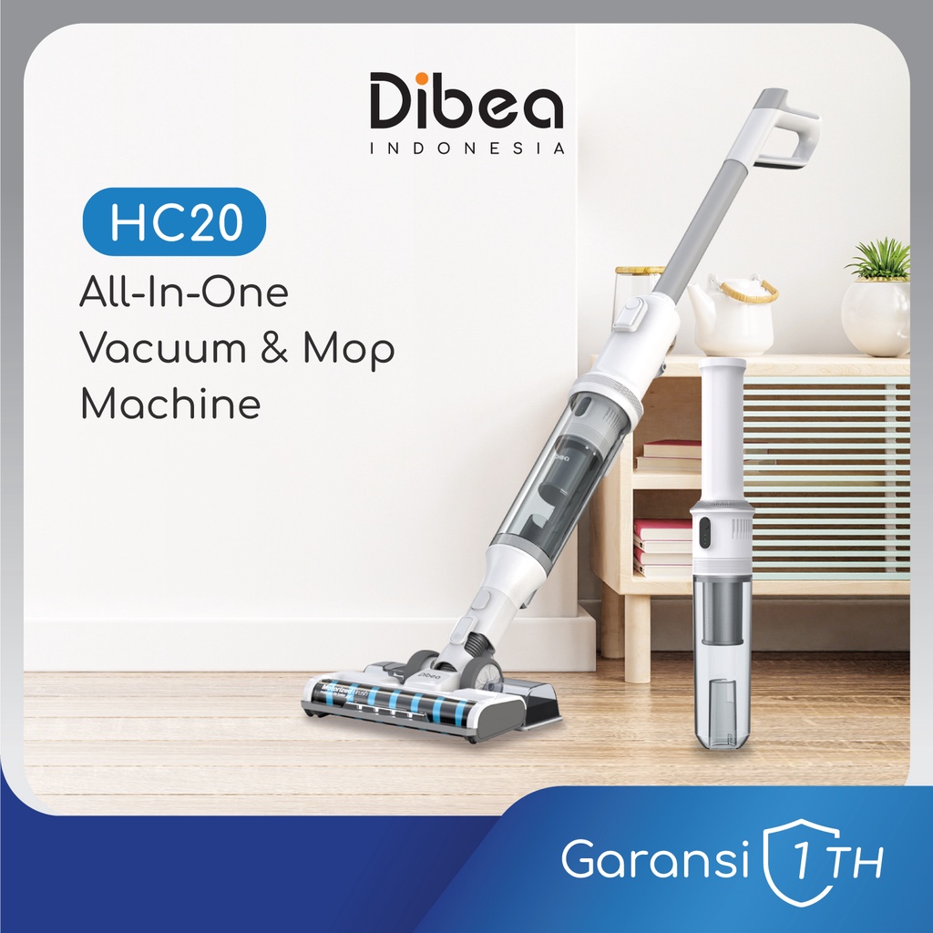 Jual DIBEA HC20 Handheld Cordless Stick Vacuum Cleaner Shopee Indonesia
