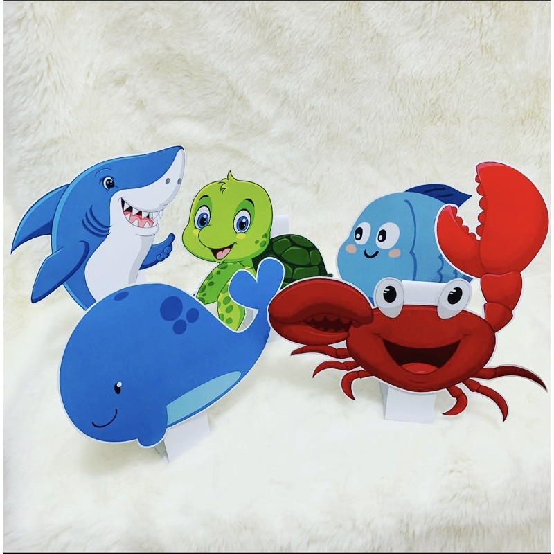 Jual Sea Animal / Ikan / Hiasan Laut / Baby Shark / Kerang / Bintang ...