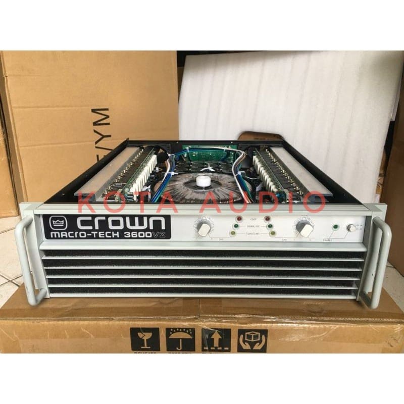 Jual Power Amplifier Crown MACRO TECH 3600 / MACROTECH 3600 VZ | Shopee ...