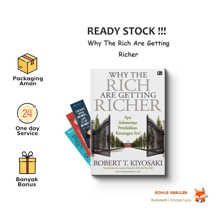 Jual Buku Why The Rich Are Getting Richer Robert Kiyosaki Gramedia