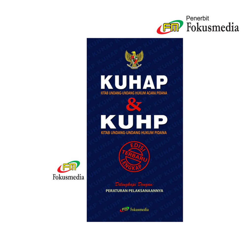 Jual BUKU UNDANG UNDANG KUHAP DAN KUHP EDISI TERBARU (PERATURAN DAN