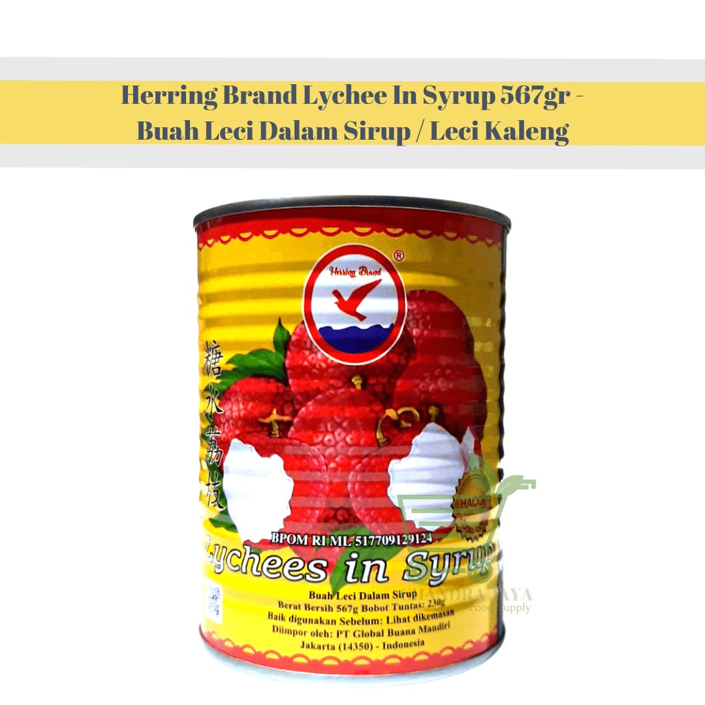 Jual Herring Brand Lychee In Syrup 567gr Buah Leci Dalam Sirup Leci