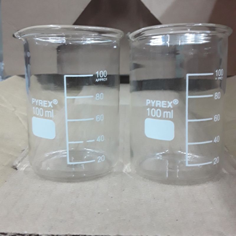 Jual Pyrex Beaker Glass Gelas Piala Shopee Indonesia 1586