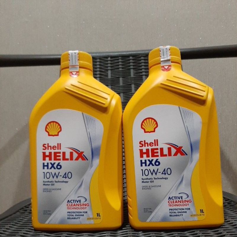 Jual SHELL HELIX HX6 10W-40 1 LITER | Shopee Indonesia