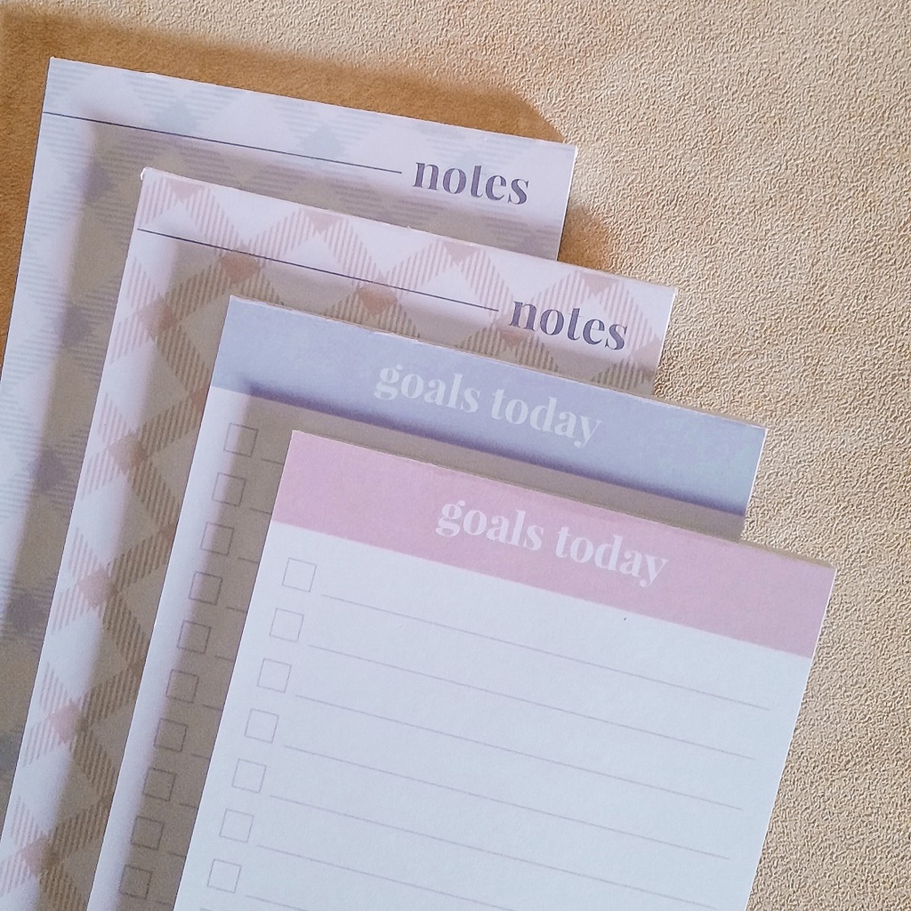 Jual [Artopia] Notepad A6 by TROUVAILLE STUDIO / Estetik Basic Memo Pad ...