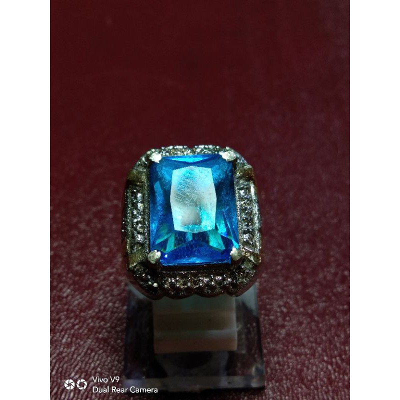 Jual Batu Permata Blue Topas Shopee Indonesia 7125