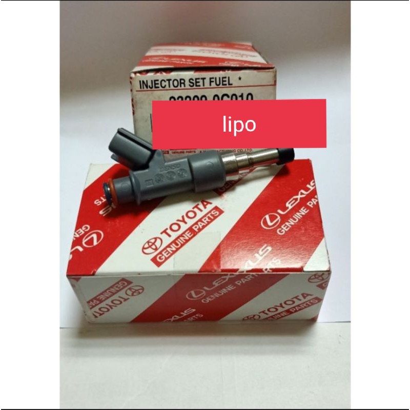 Jual nozzle injektor atau noksel nosel original toyota fortuner bensin ...