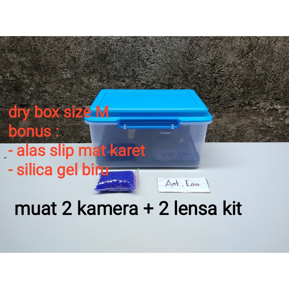 Jual drybox dry box penyimpanan kamera lensa canon nikon Sony fujifilm