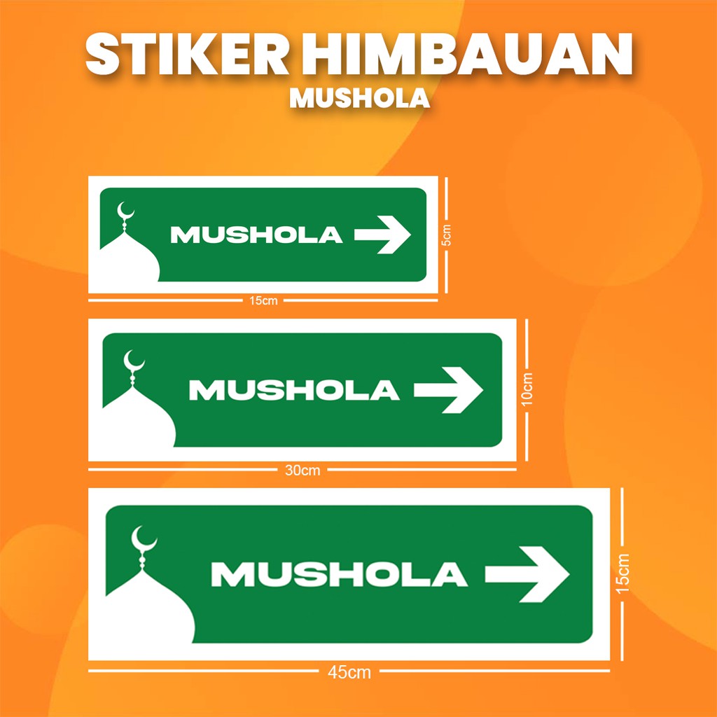 Jual Stiker K3 Musholla 